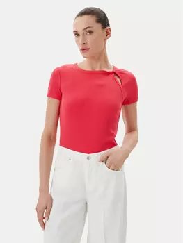 Футболка обычного кроя P51H8APJ Dkny, красный