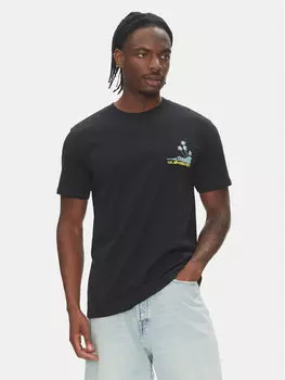 Футболка обычного кроя Palm Lines Ss EQYZT08057 Quiksilver, черный