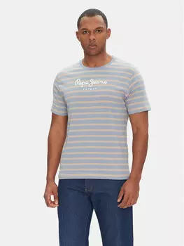 Футболка обычного кроя PM509407 Pepe Jeans, синий