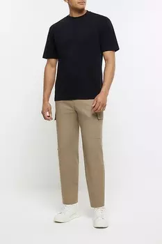 Футболка обычного кроя River Island, черный