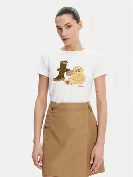 Футболка обычного кроя Rowen LTS0668WH11 Barbour, белый