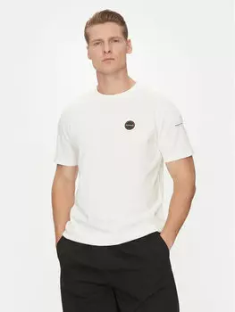 Футболка обычного кроя S-Badge NP0A4I3N Napapijri, белый