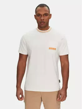 Футболка обычного кроя S-Murlo NP0A4IEJN1A1 Napapijri, белый