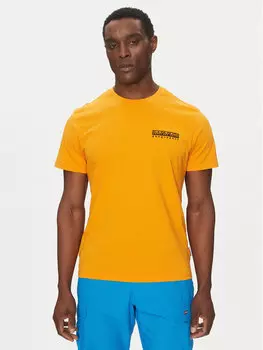 Футболка обычного кроя S-Vignoni NP0A4ILX Napapijri, оранжевый