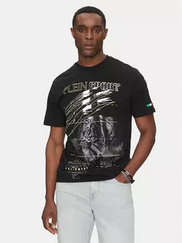 Футболка обычного кроя SAEC MTK8006 STE001N Plein Sport, черный