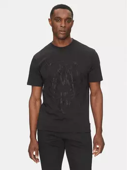 Футболка обычного кроя SAEC MTK8009 STE001N Plein Sport, черный