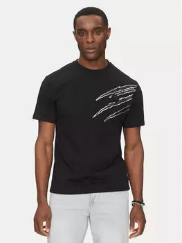 Футболка обычного кроя SAEC MTK8019 STE001N Plein Sport, черный