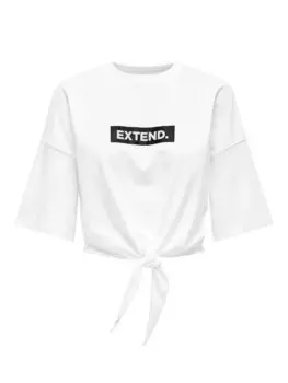 Футболка обычного кроя Serena 15343356 Only, белый