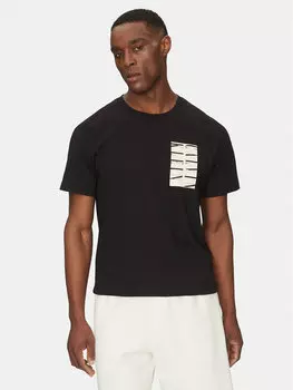 Футболка обычного кроя Serif Box Graphic J30J327474 Calvin Klein Jeans, черный