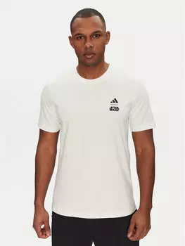 Футболка обычного кроя Star Wars The Mandalorian™ JI5715 Adidas, белый