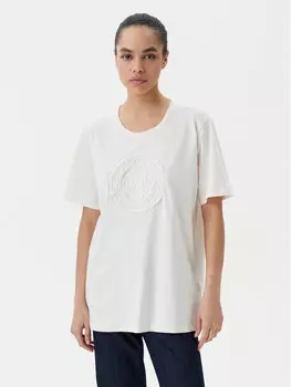 Футболка обычного кроя TA5174 JS923 Liu Jo Sport, экрю