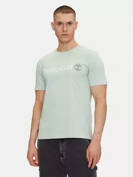 Футболка обычного кроя TB0A5UPQ Timberland, зеленый