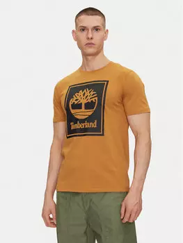 Футболка обычного кроя TB0A5WQQ Timberland, бежевый