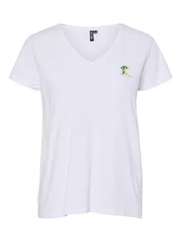 Футболка обычного кроя Tilly 17157705 Pieces, белый