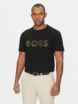 Футболка обычного кроя TL Logo 50535170 Boss, черный
