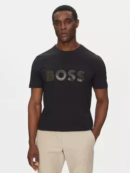 Футболка обычного кроя TL Logo 50535170 Boss, синий