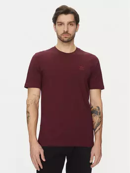 Футболка обычного кроя Trefoil Essentials JC9992 Adidas, красный