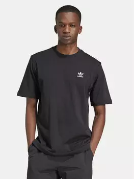 Футболка обычного кроя Trefoil Essentials JI8545 Adidas, черный