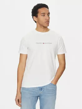 Футболка обычного кроя UM0UM03525 Tommy Hilfiger, белый