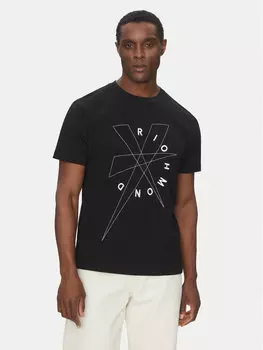 Футболка обычного кроя UMP25020TS John Richmond, черный