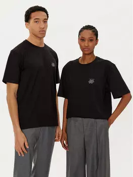 Футболка обычного кроя Unisex Embroidered Knot 7449986 Filling Pieces, черный