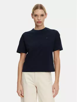 Футболка обычного кроя UW0UW05763 Tommy Hilfiger, синий