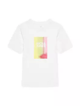 Футболка обычного кроя Varenna 12278349 Jack&Jones Junior, белый