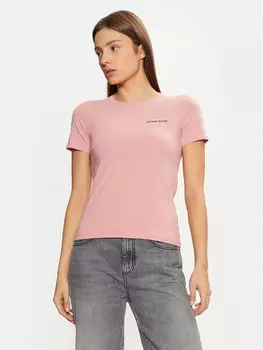 Футболка обычного кроя W4YI02 J1314 Guess, розовый
