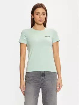 Футболка обычного кроя W4YI02 J1314 Guess, зеленый