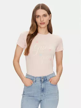 Футболка обычного кроя W5GI24 J1314 Guess, бежевый