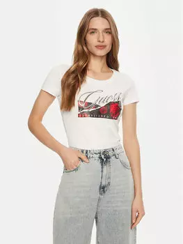 Футболка обычного кроя W5RI03 J1314 Guess, белый