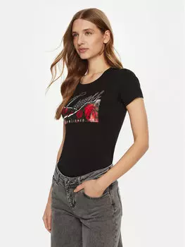 Футболка обычного кроя W5RI03 J1314 Guess, черный