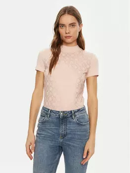 Футболка обычного кроя W5RI15 J1314 Guess, розовый