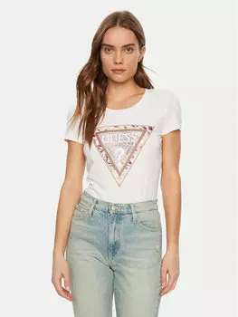 Футболка обычного кроя W5RI22 J1314 Guess, белый