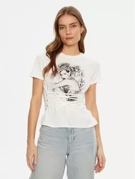 Футболка обычного кроя W5RI32 K9RM1 Guess, белый
