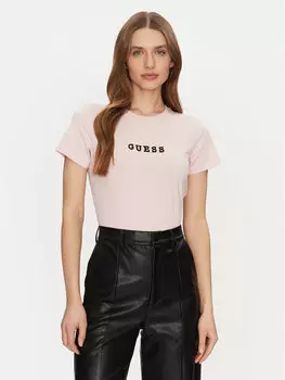 Футболка обычного кроя W5RI54 J1314 Guess, бежевый