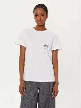 Футболка обычного кроя WA5145 J4893 Liu Jo, белый