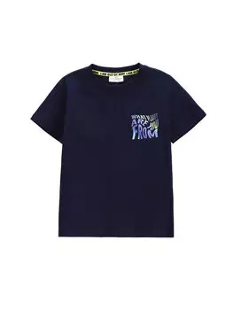 Футболка обычного кроя WC5143204CBK Coccodrillo, синий