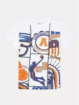 Футболка обычного кроя WC5143205VBA Coccodrillo, белый