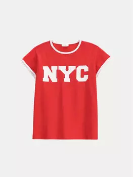 Футболка обычного кроя WC5143230VGA Coccodrillo, красный