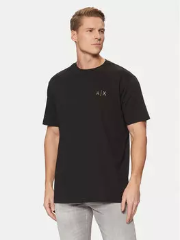 Футболка обычного кроя XM000327 AF10364 UC001 Armani Exchange, черный