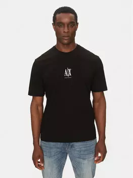 Футболка обычного кроя XM000363 AF12308 UC001 Armani Exchange, черный