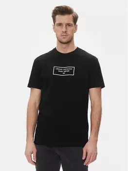 Футболка обычного кроя XM000552 AF10356 UC001 Armani Exchange, черный