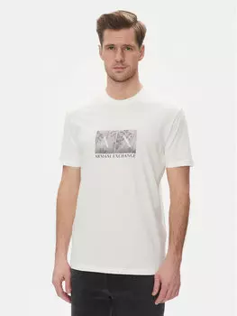 Футболка обычного кроя XM000555 AF10358 U0009 Armani Exchange, белый