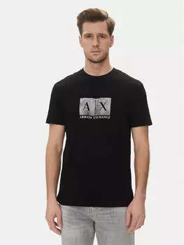 Футболка обычного кроя XM000555 AF10358 UC001 Armani Exchange, черный