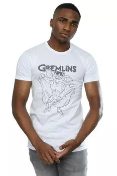 Футболка «Очки Спайка» Gremlins, белый