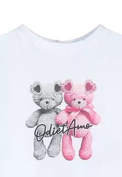 Футболка Odi et amo, кремовый