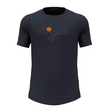 Футболка Odlo Crew Ascent PW 130 Land, синий