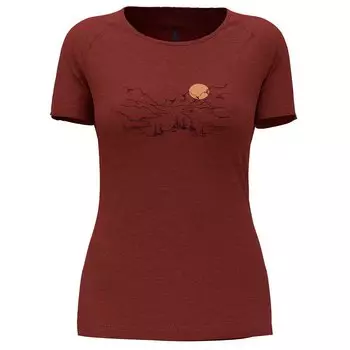 Футболка Odlo Crew Ascent PW 130 Vall, красный