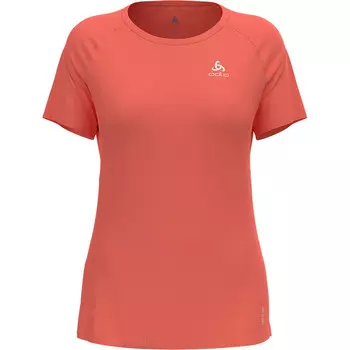 Футболка Odlo, цвет mango/schwarz